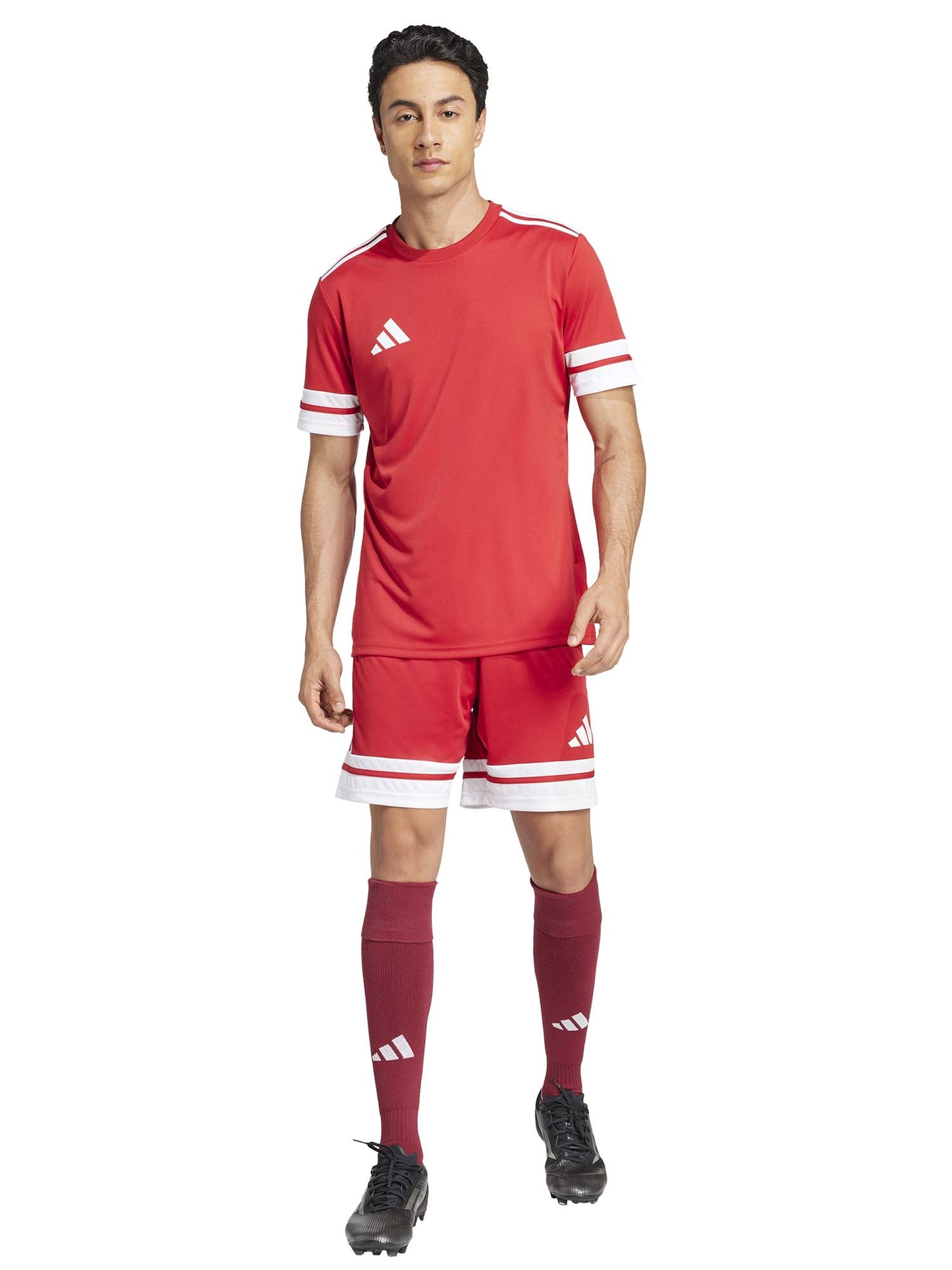 T-SHIRT SQUADRA 25 ADIDAS DA UOMO ROSSO