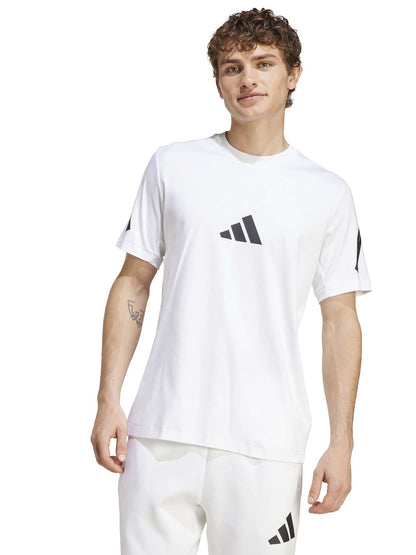T-SHIRT Z.N.E. ADIDAS DA UOMO BIANCO
