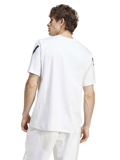 T-SHIRT Z.N.E. ADIDAS DA UOMO BIANCO