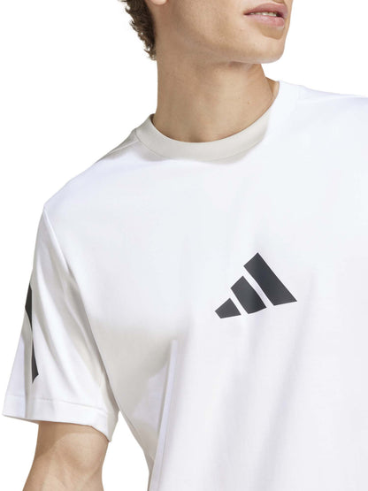 T-SHIRT Z.N.E. ADIDAS DA UOMO BIANCO