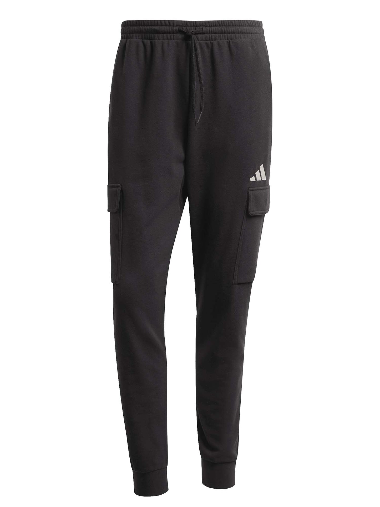 PANTALONE CARGO FEELCOZY ADIDAS DA UOMO NERO BIANCO