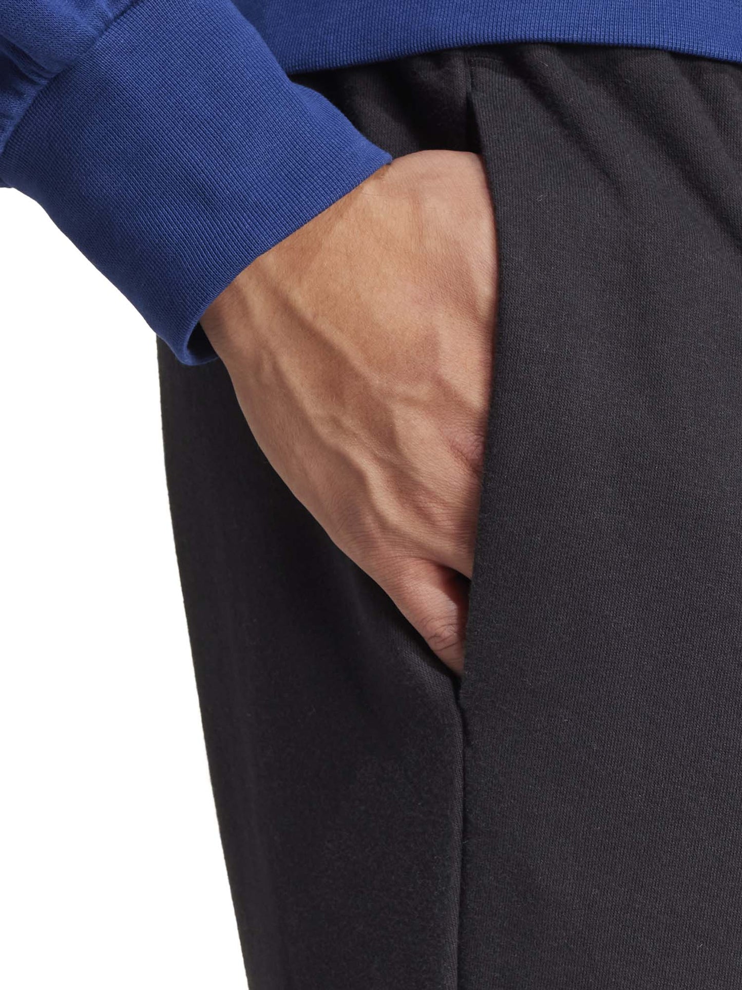 PANTALONE CARGO FEELCOZY ADIDAS DA UOMO NERO BIANCO