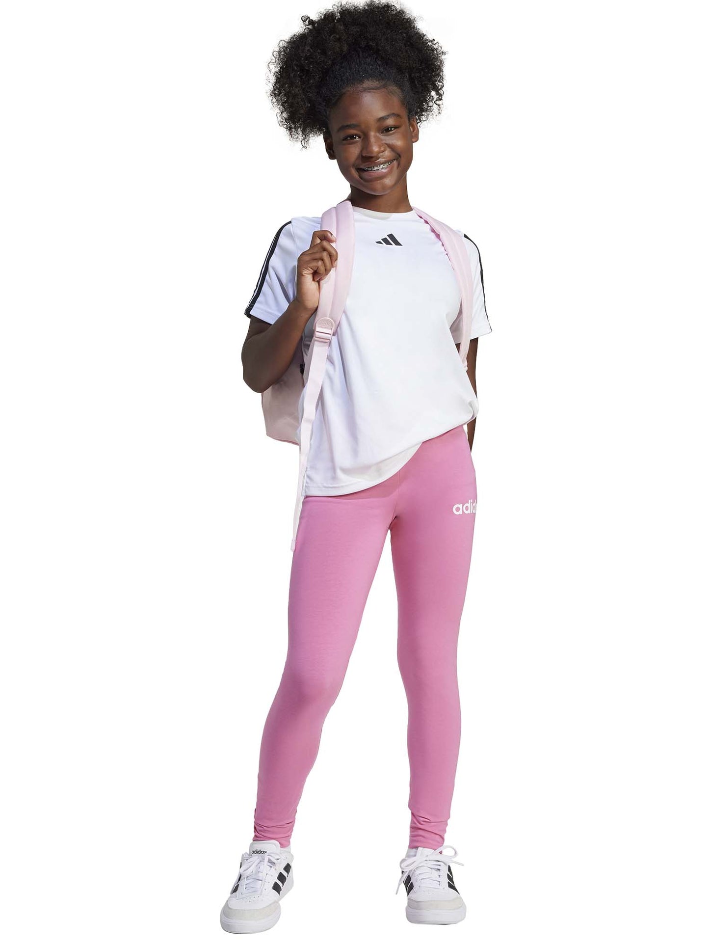 LEGGINGS ESSENTIALS ADIDAS BAMBINA FUXIA