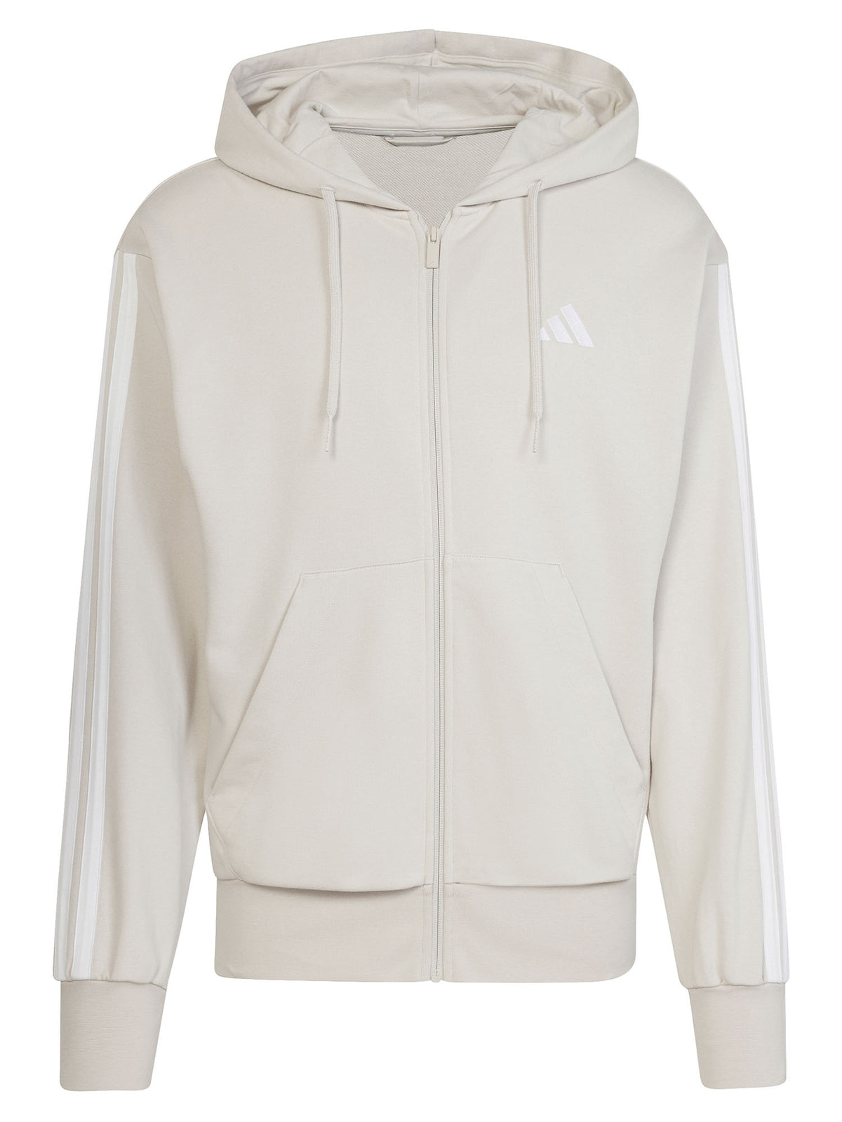 Adidas felpa cap+zip da uomo panna