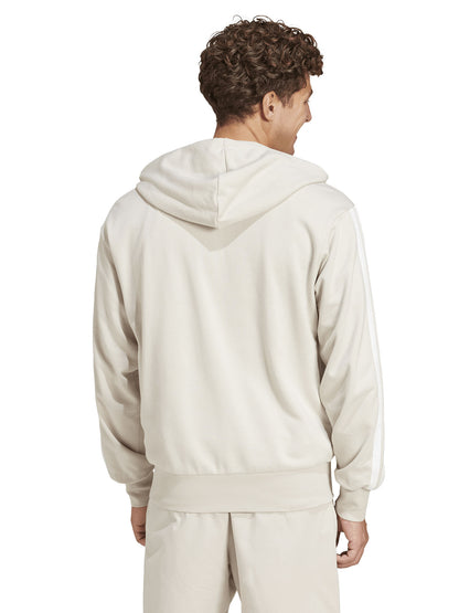 Adidas felpa cap+zip da uomo panna