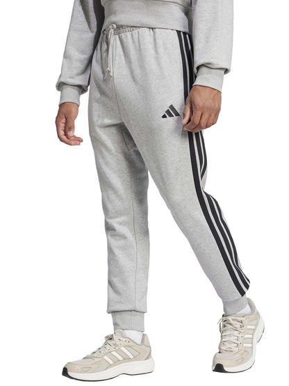 Pantaloni sportivi Essential 3-Stripes Adidas da uomo grigi