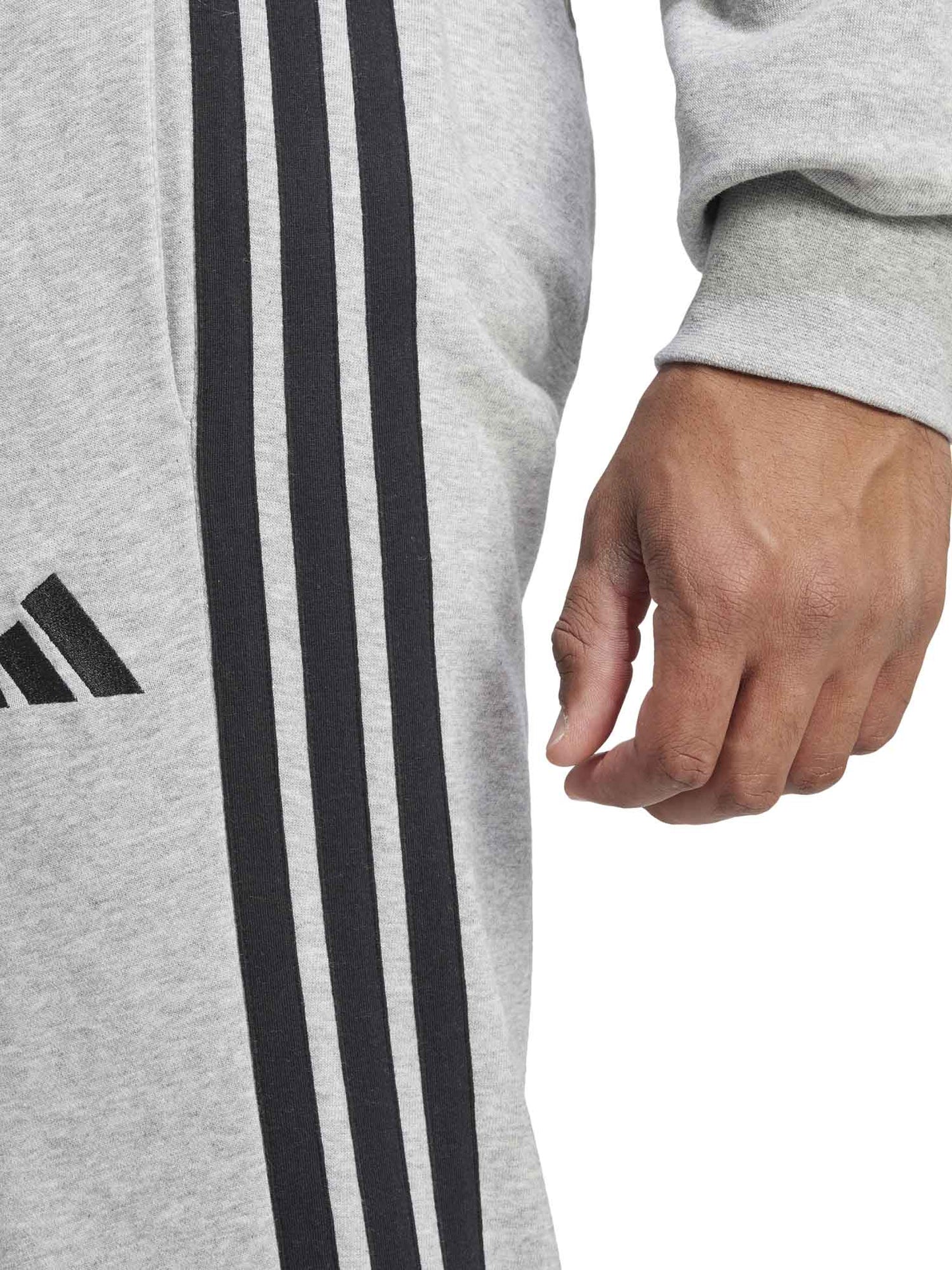 Pantaloni sportivi Essential 3-Stripes Adidas da uomo grigi