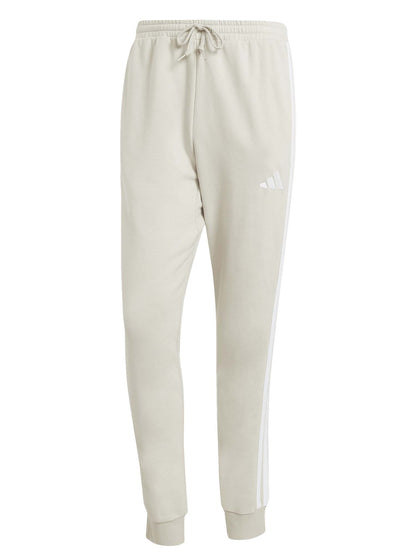 Pantaloni sportivi beige Adidas Essentials 3-Stripes da uomo