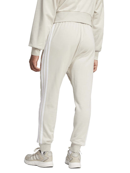 Pantaloni sportivi beige Adidas Essentials 3-Stripes da uomo