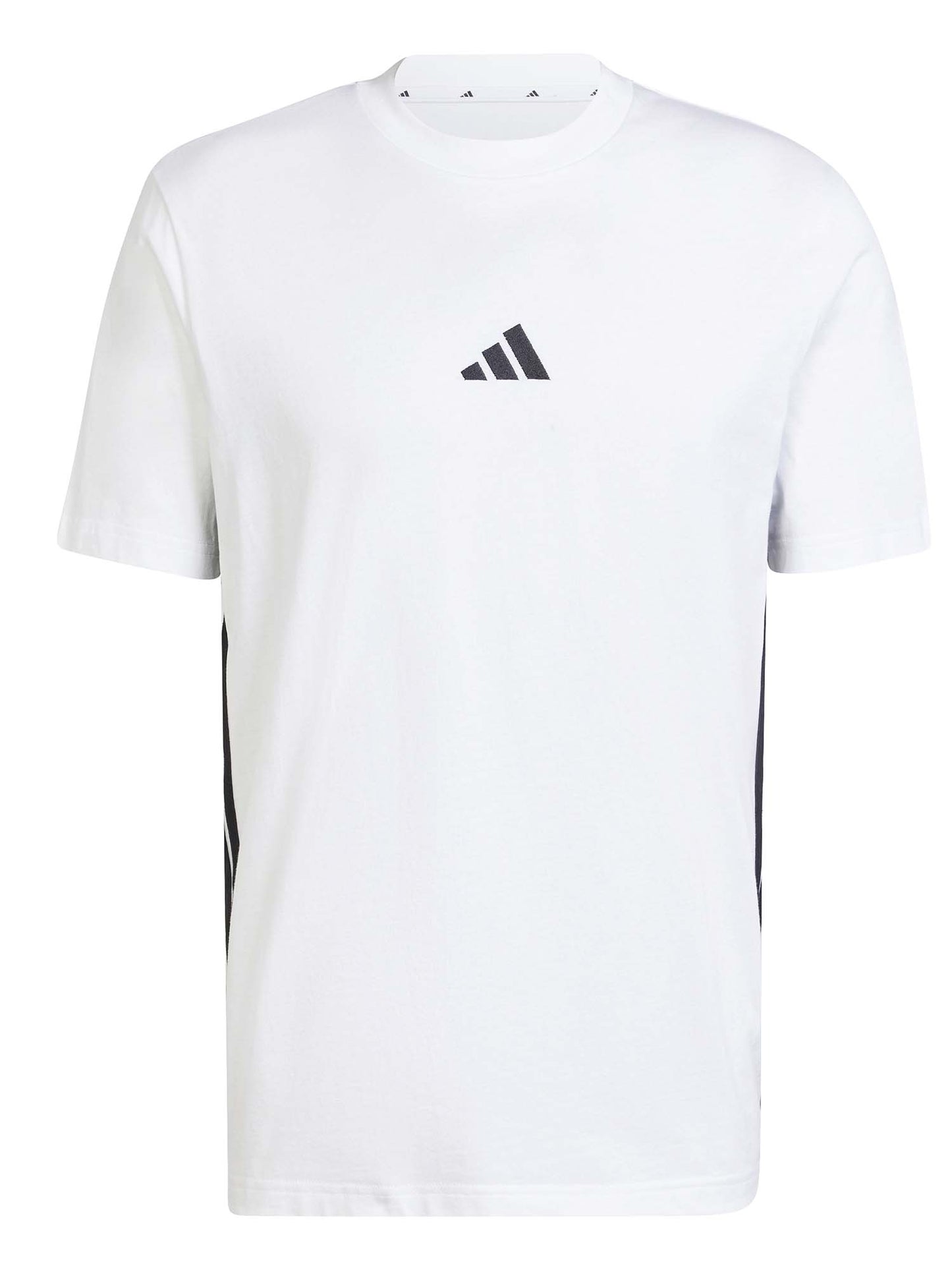 T-shirt Adidas Essentials 3-Stripes da uomo bianca
