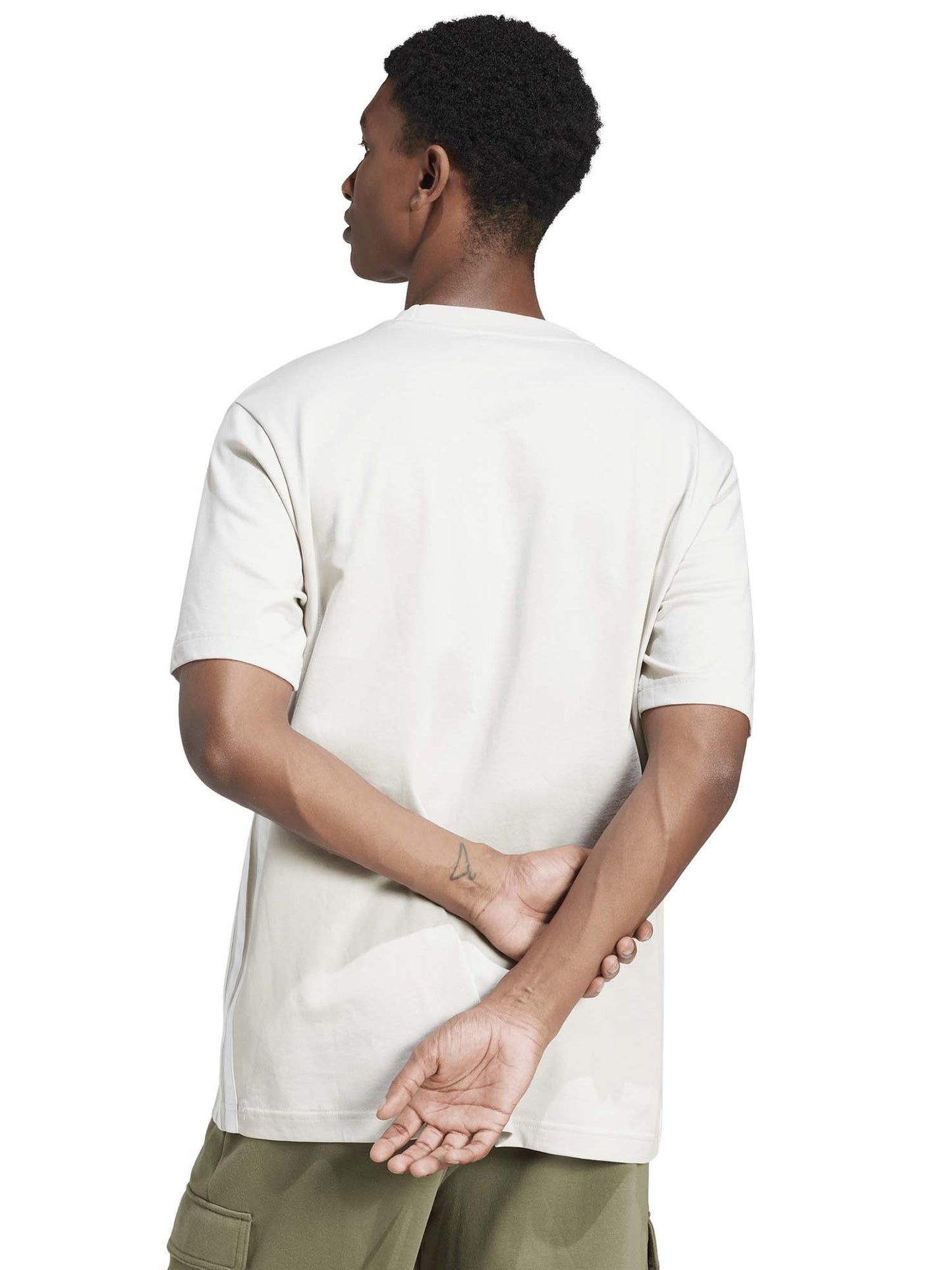 T-SHIRT ESSENTIALS ADIDAS UOMO SABBIA
