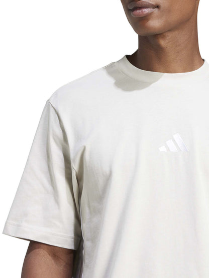 T-SHIRT ESSENTIALS ADIDAS UOMO SABBIA