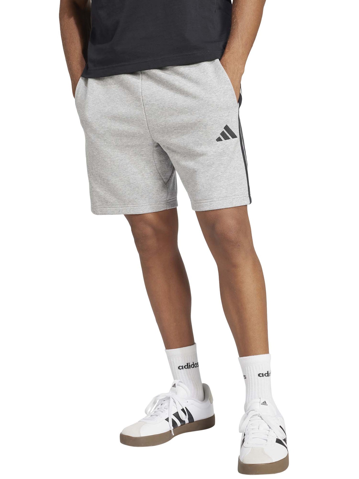 SHORT ESSENTIAL ADIDAS UOMO GRIGIO