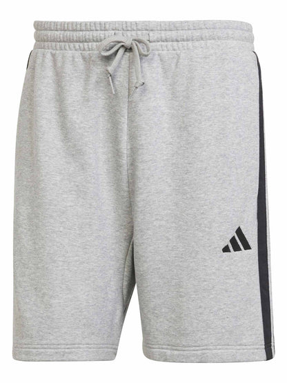 Shorts Essentials 3-Stripes grigi da uomo Adidas