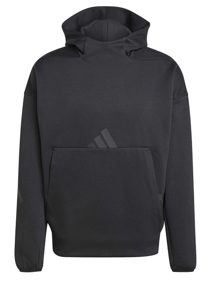 FELPA CON CAPPUCCIO HOODIE Z.N.E. ADIDAS UOMO NERO