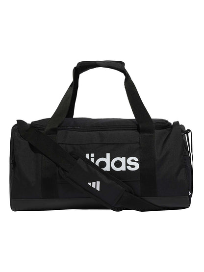 Borsone sportivo Adidas nero da uomo con doppio manico e tracolla