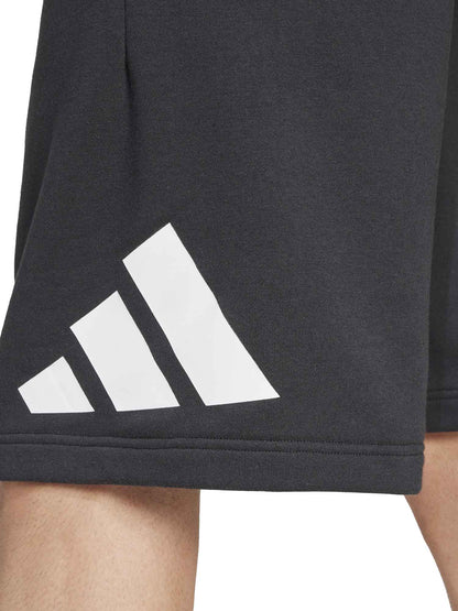 SHORT ESSENTIAL BIG LOGO ADIDAS UOMO NERO