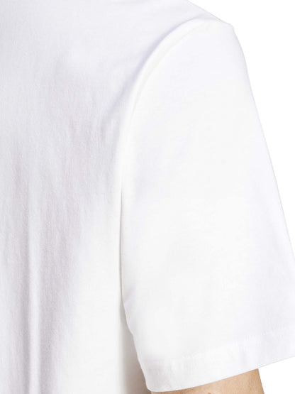 T-SHIRT ESSENTIALS LINEAR ADIDAS UOMO BIANCO