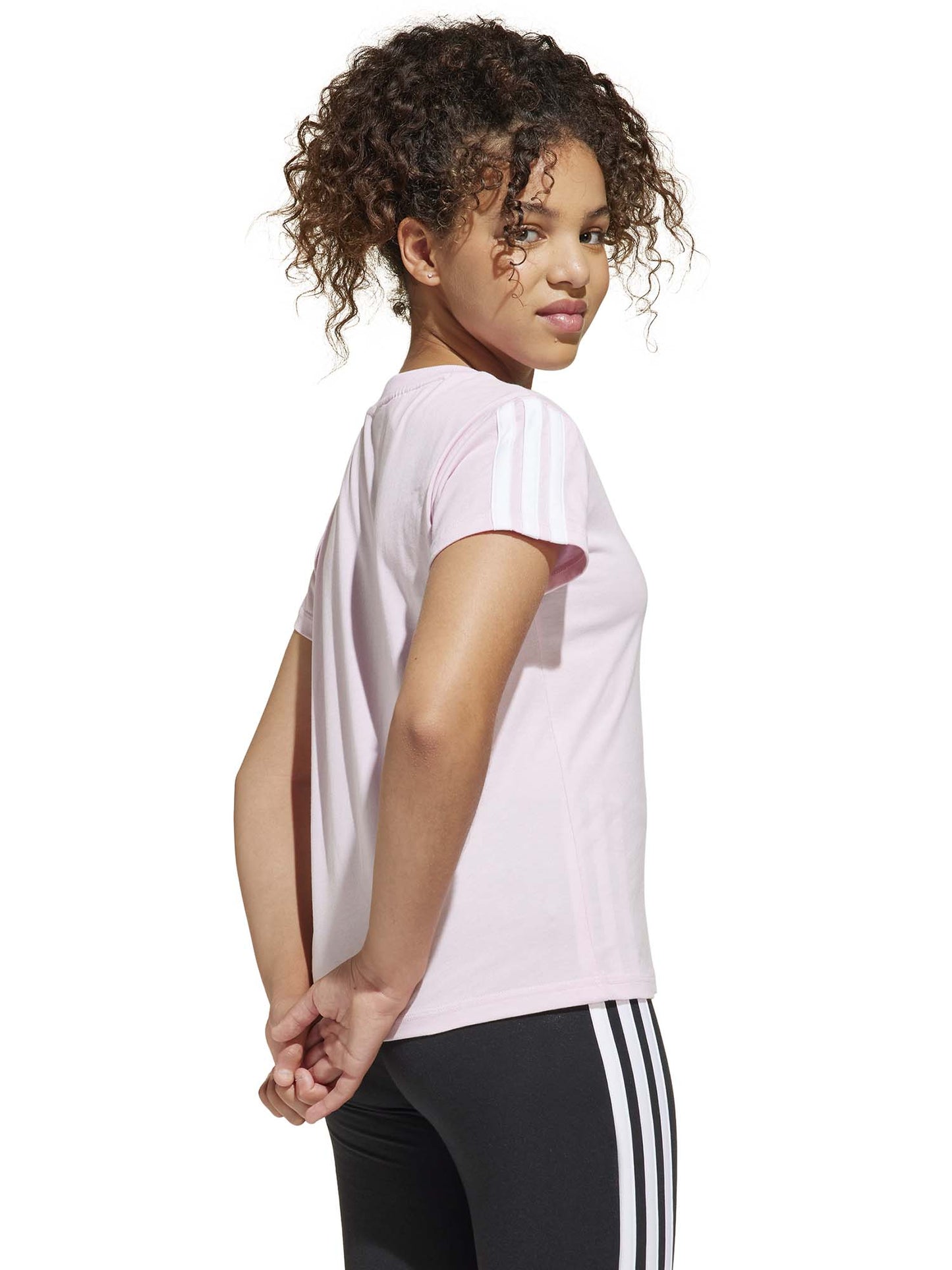 T-SHIRT ESSENTIALS ADIDAS BAMBINA ROSA