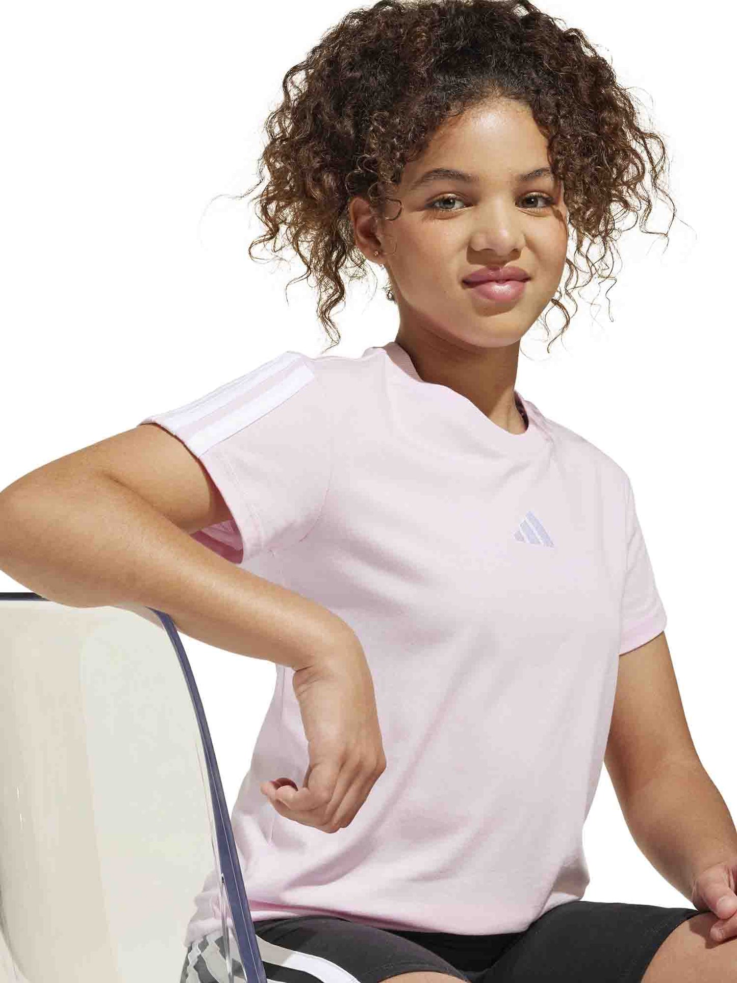 T-SHIRT ESSENTIALS ADIDAS BAMBINA ROSA