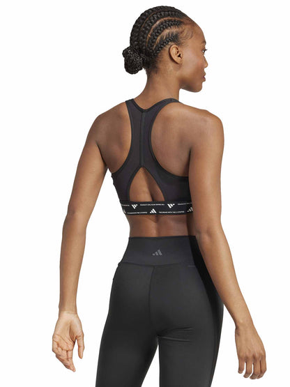 REGGISENO SPORTIVO POWER REACT ADIDAS DONNA NERO