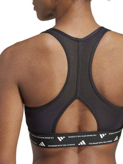 REGGISENO SPORTIVO POWER REACT ADIDAS DONNA NERO