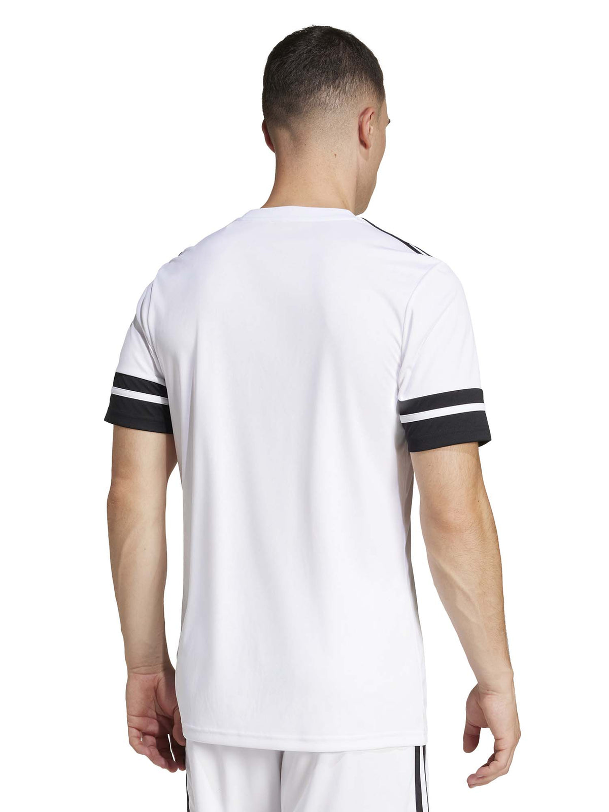 Adidas squadra 25 t-shirt mm calcio da uomo bianco-nero