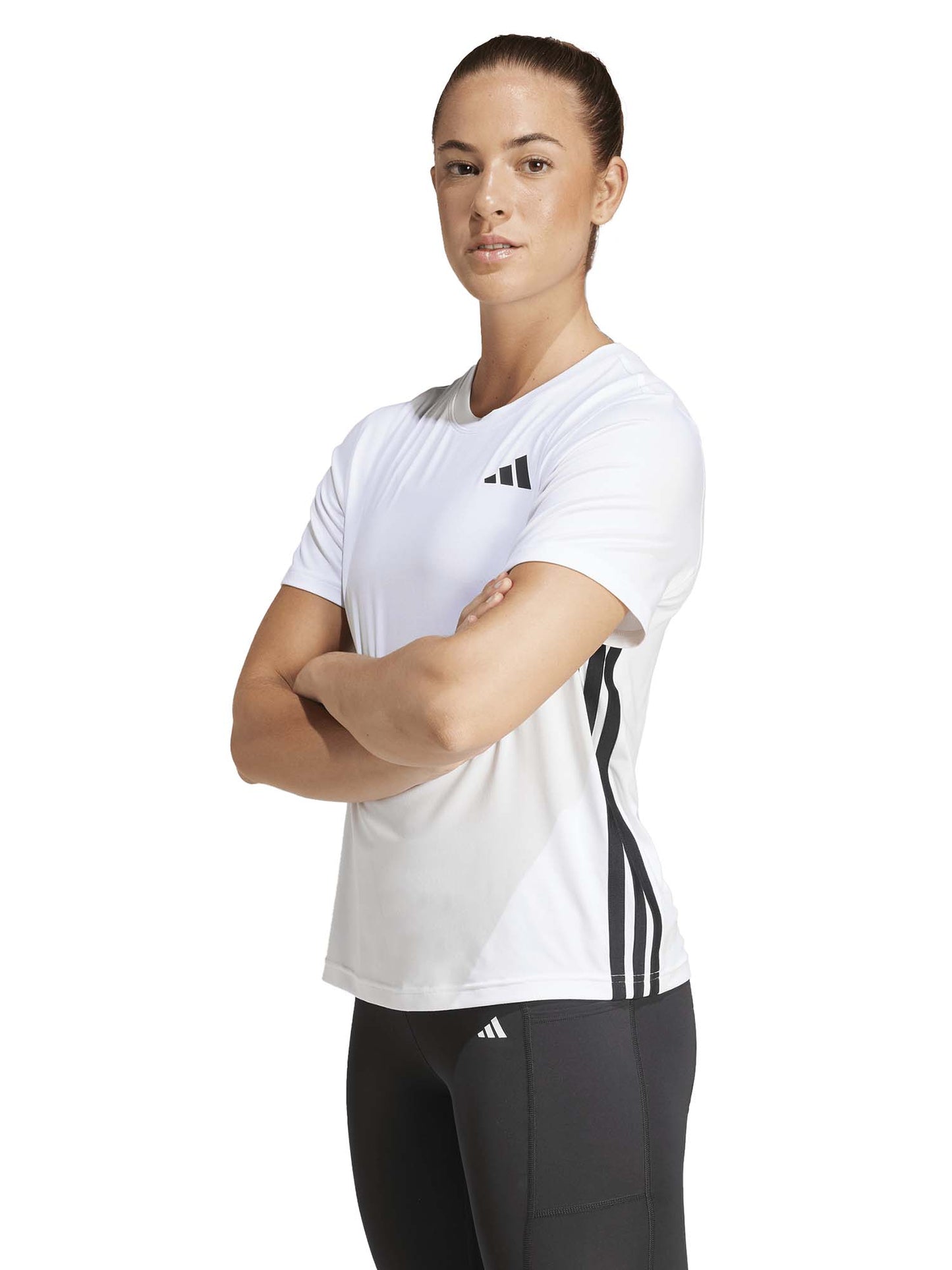 T-SHIRT DA ALLENAMENTO TRAIN ESSENTIALS ADIDAS DONNA BIANCO