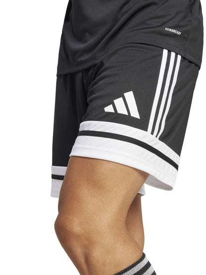 SHORT SPORTIVO SQUADRA 25 ADIDAS DA UOMO NERO
