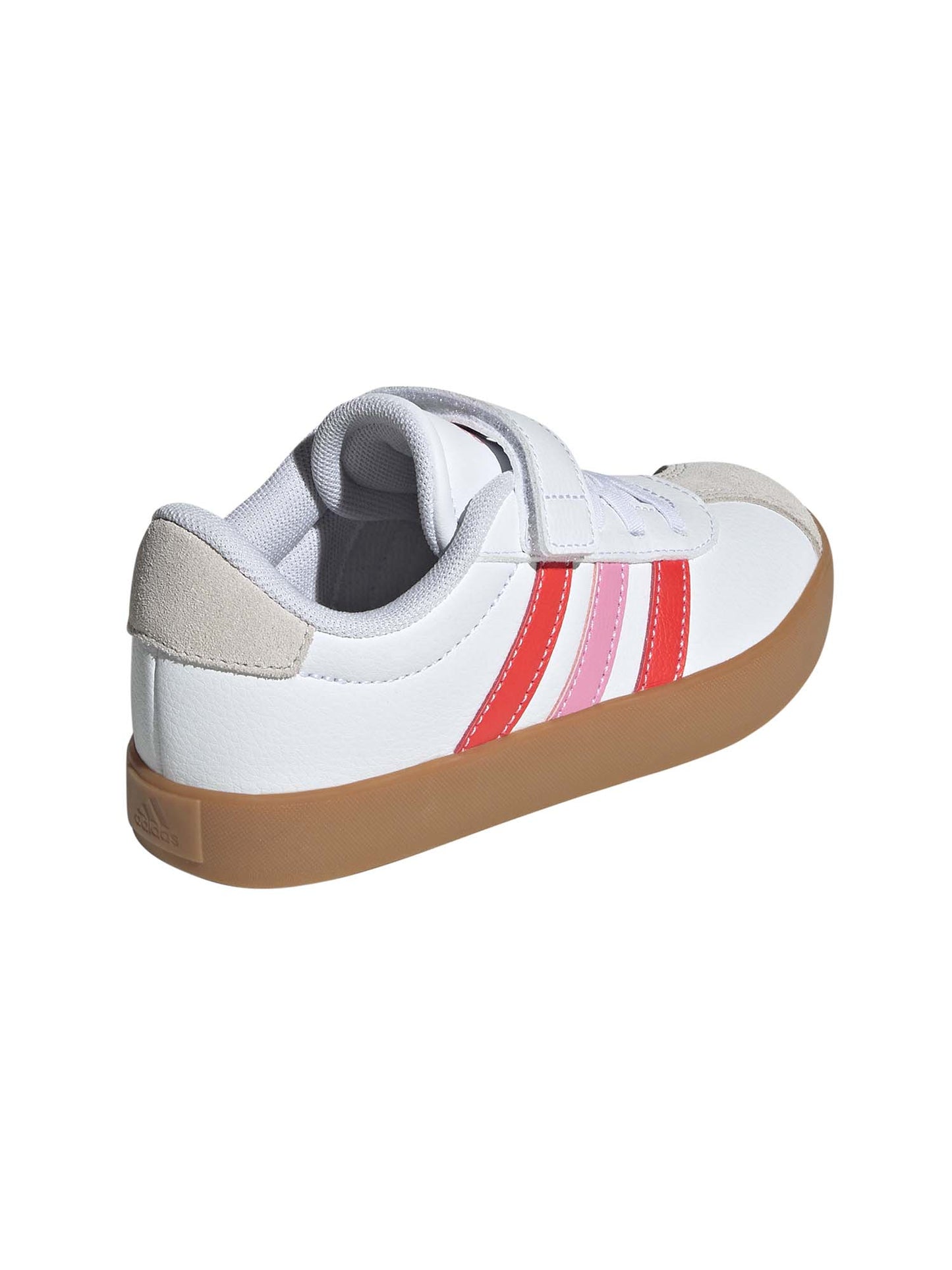 SNEAKERS VL COURT 3.0 ADIDAS BAMBINA BIANCO ROSA