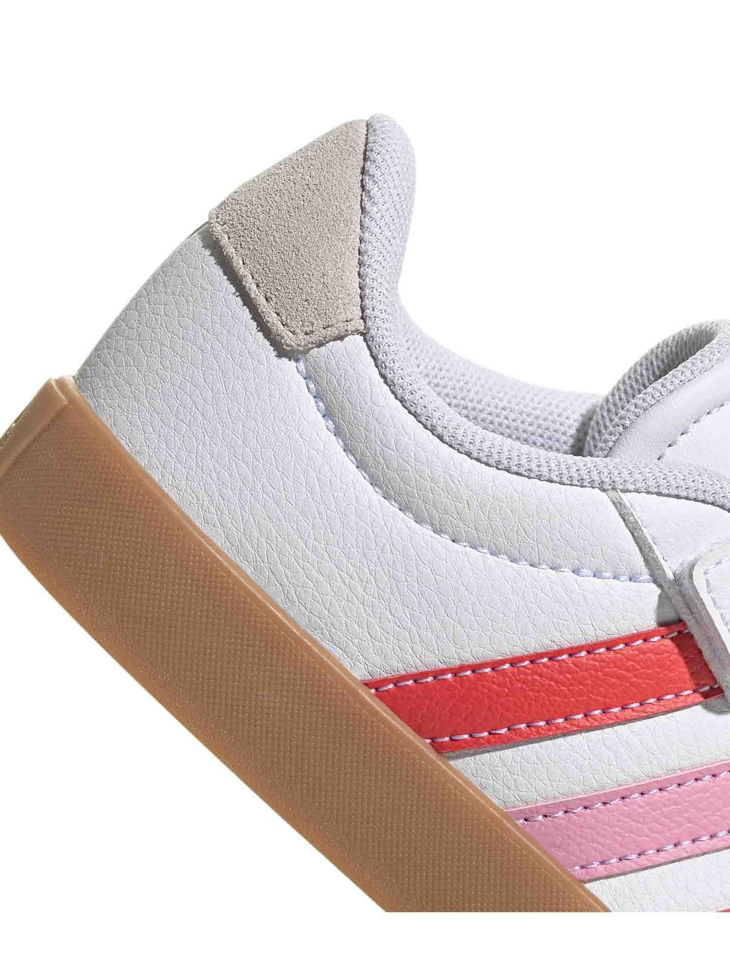 SNEAKERS VL COURT 3.0 ADIDAS BAMBINA BIANCO ROSA