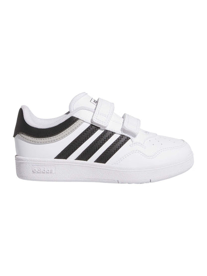 SNEAKERS HOOPS 4.0 ADIDAS BAMBINO BIANCO-NERO