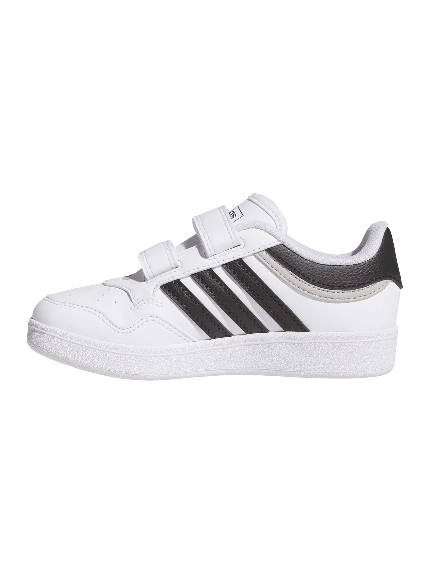 SNEAKERS HOOPS 4.0 ADIDAS BAMBINO BIANCO-NERO