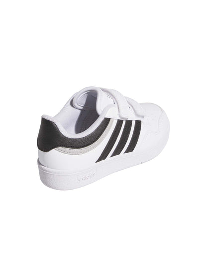 SNEAKERS HOOPS 4.0 ADIDAS BAMBINO BIANCO-NERO