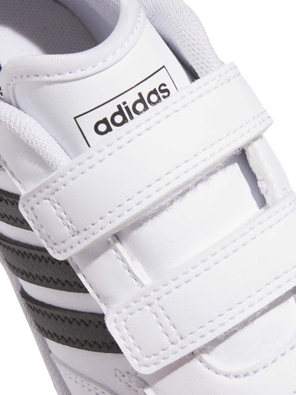 SNEAKERS HOOPS 4.0 ADIDAS BAMBINO BIANCO-NERO