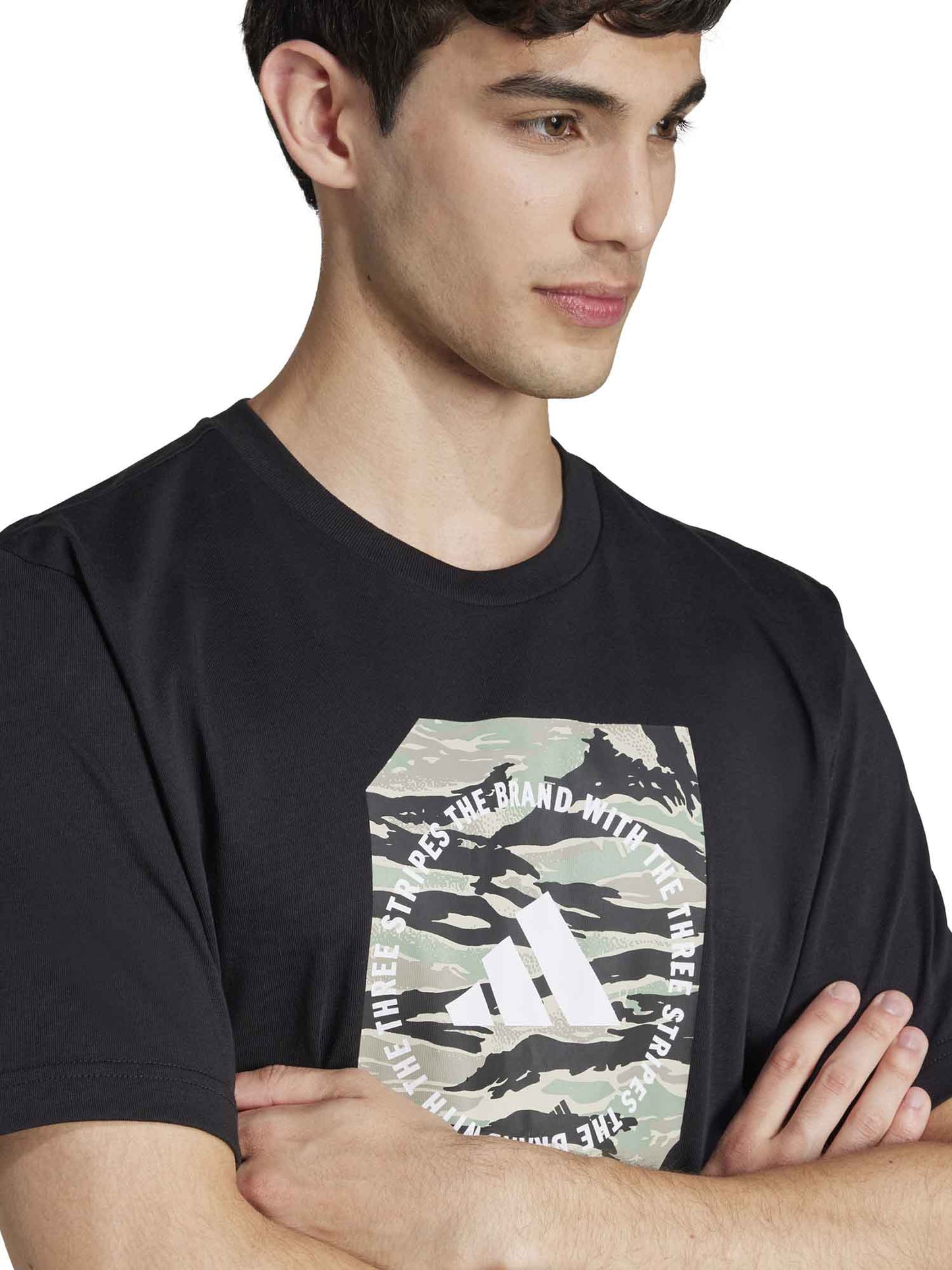 T-SHIRT GRAPHIC ADIDAS UOMO NERO