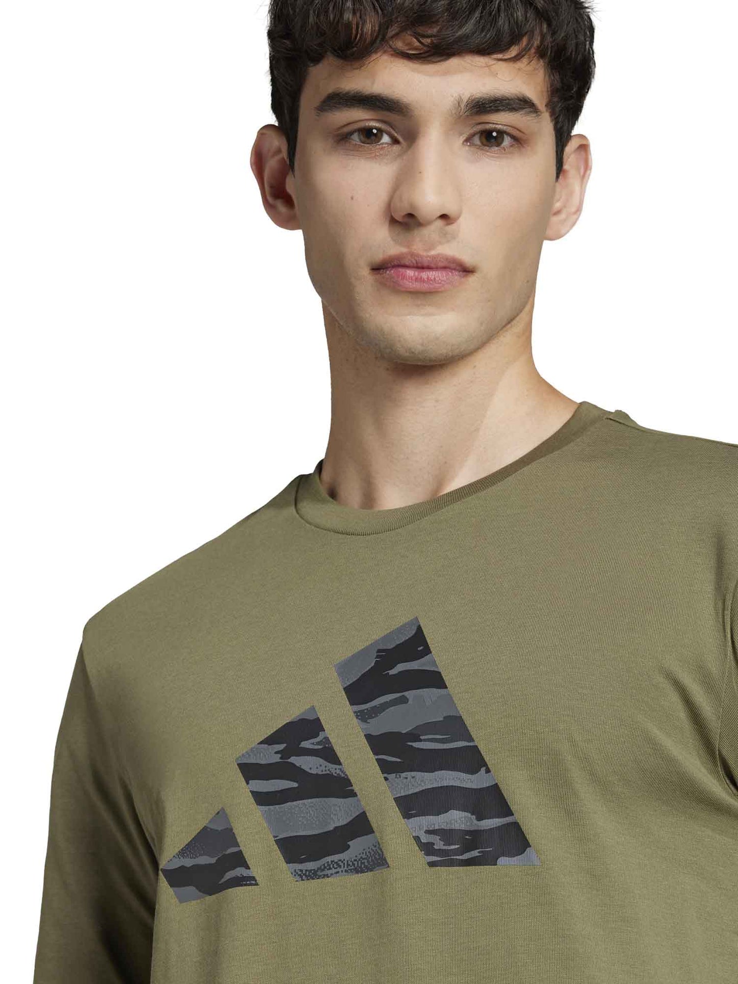 T-SHIRT CODES GRAPHIC ADIDAS UOMO VERDE MILITARE