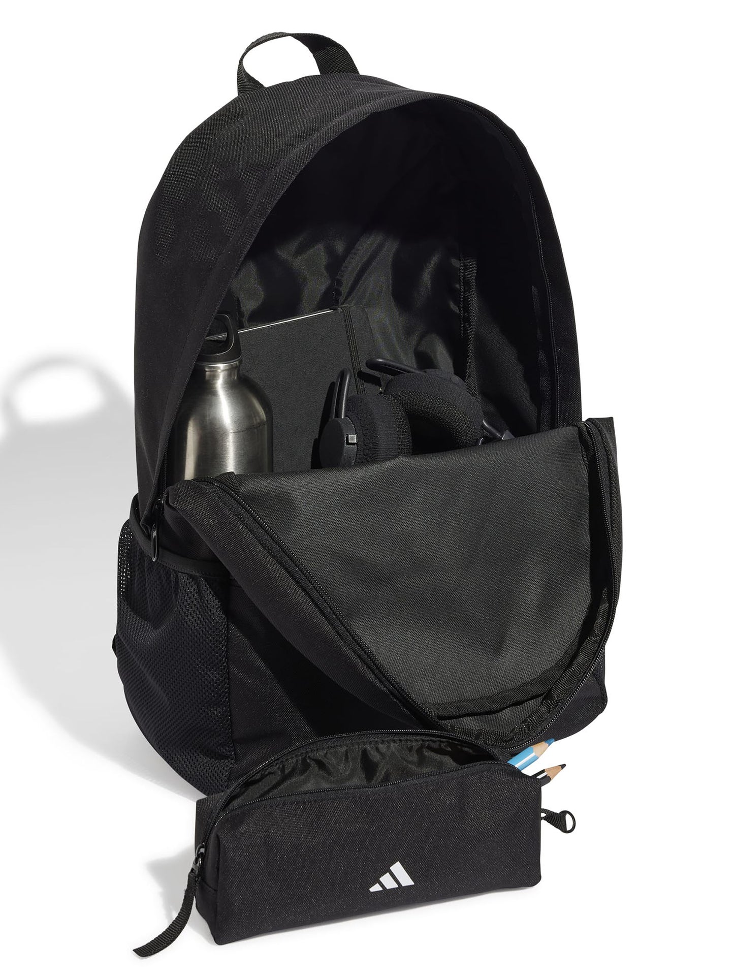 Adidas Backpack With Pencil Case, zaino unisex adulto nero