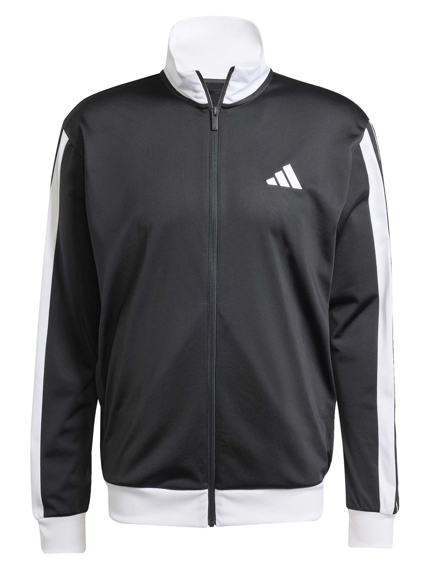 FELPA TRICOT FULLZIP ADIDAS UOMO NERO-BIANCO