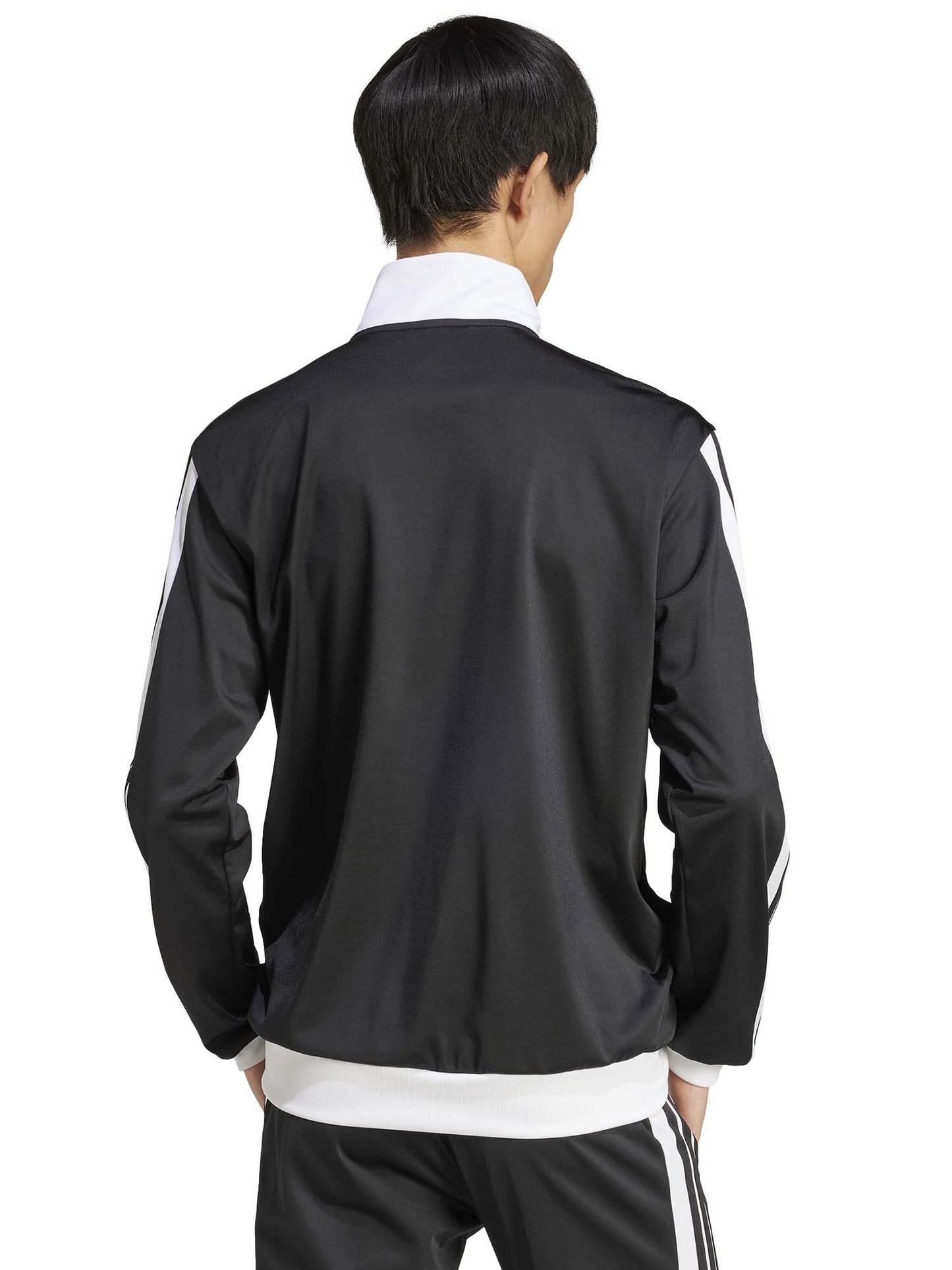 FELPA TRICOT FULLZIP ADIDAS UOMO NERO-BIANCO