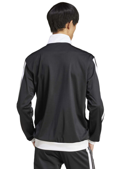 FELPA TRICOT FULLZIP ADIDAS UOMO NERO-BIANCO