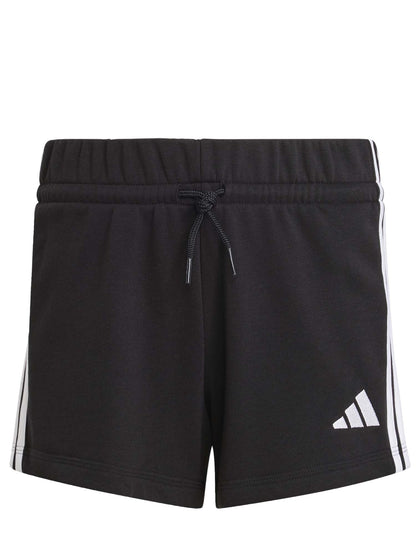 Short Essentials Adidas da bambina in cotone nero
