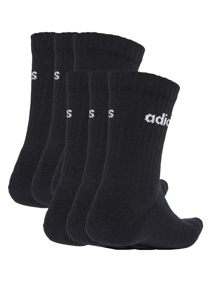 CALZE AMMORTIZZATE 6 PAIA ADIDAS UNISEX NERO