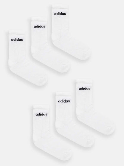 CALZE AMMORTIZZATE 6 PAIA ADIDAS UNISEX BIANCO