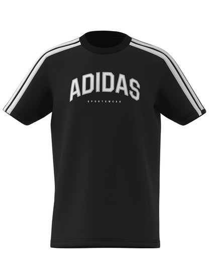 T-SHIRT NERA ADIDAS COLLEGE JUNIOR UNISEX