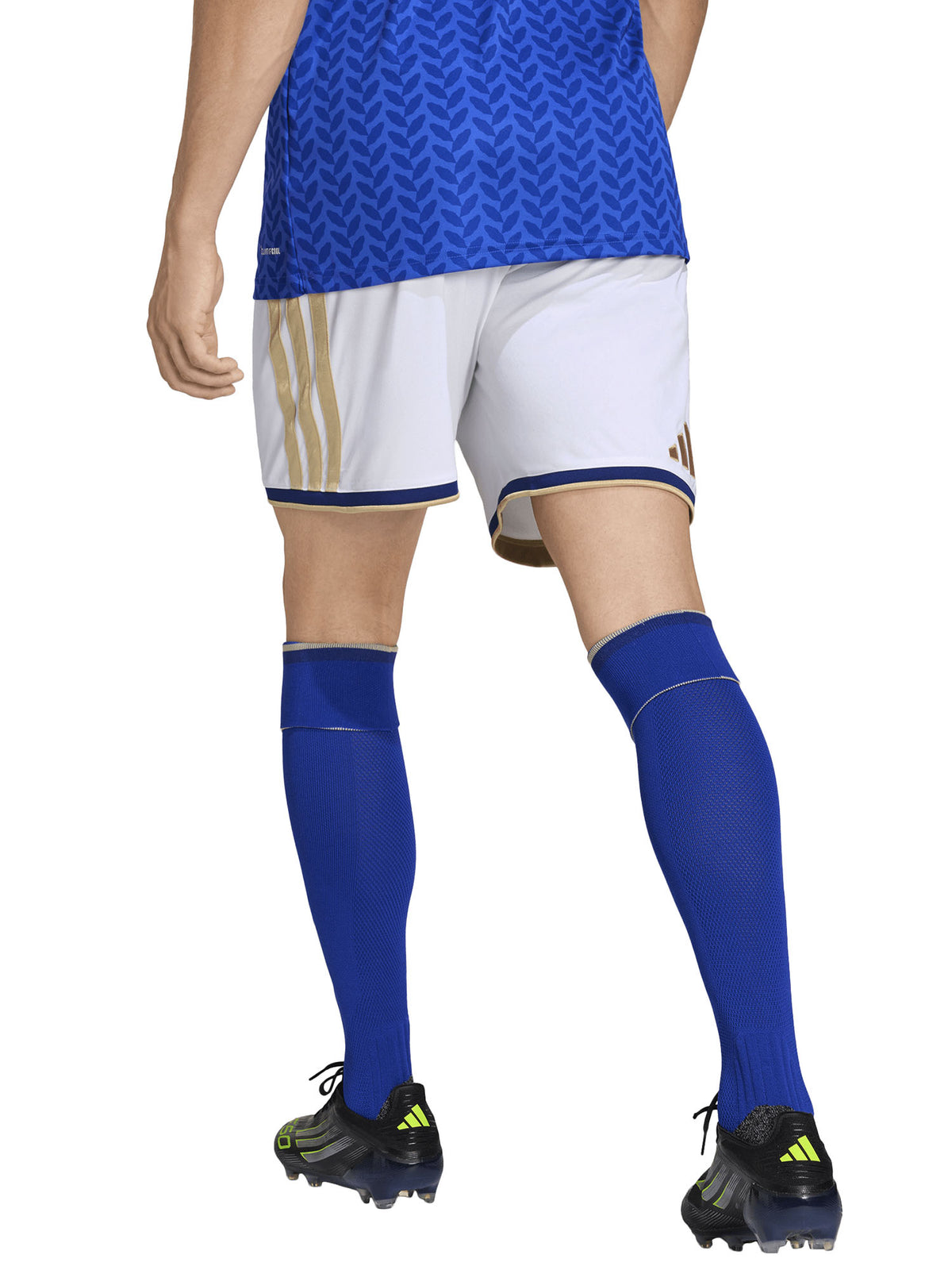 Adidas figc h short calcio da uomo bianco