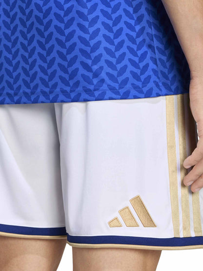 Adidas figc h short calcio da uomo bianco