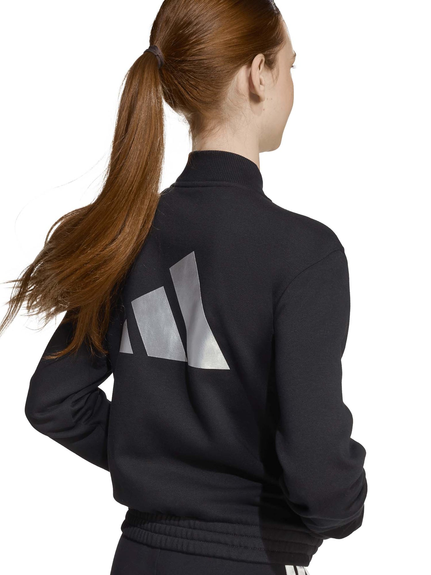 TUTA SPORTIVA SET COMPLETO ADIDAS DA BAMBINA NERO