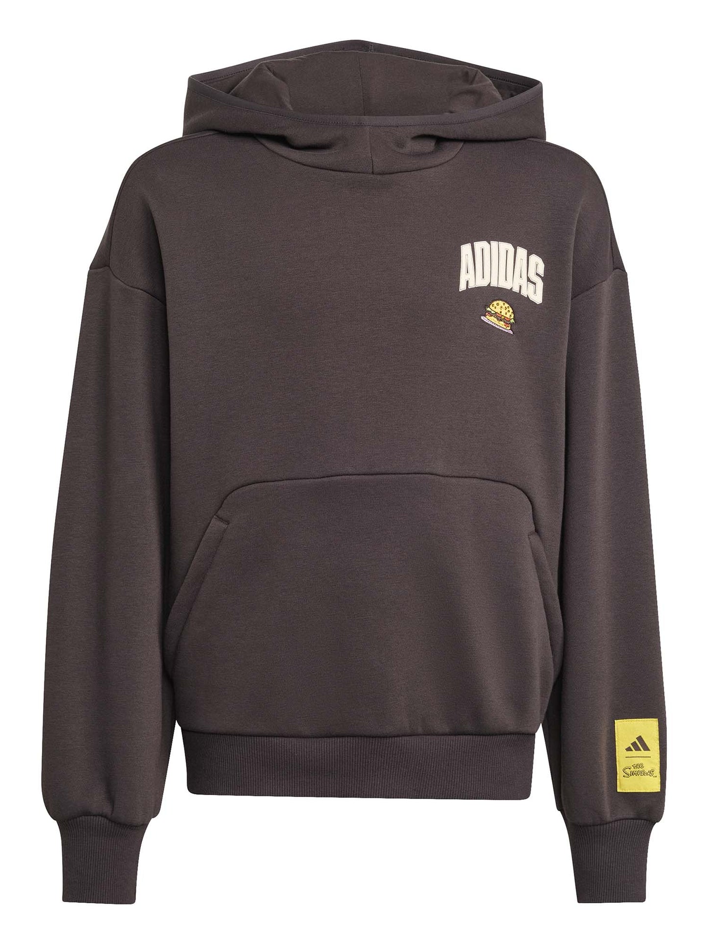 FELPA GRAFICA THE SIMPSONS ADIDAS DA RAGAZZI UNISEX MARRONE