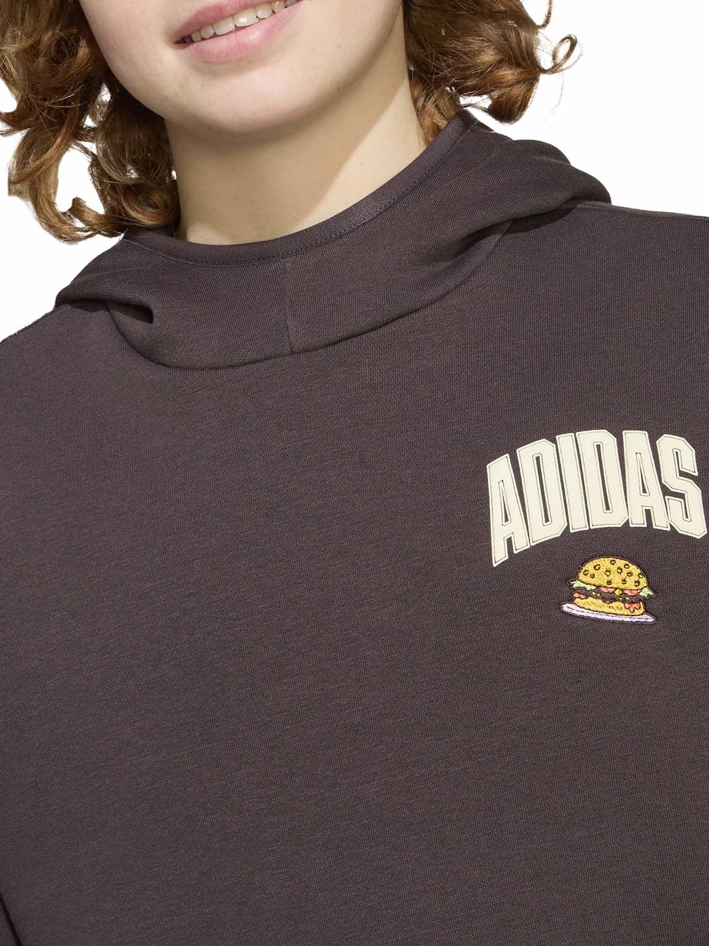 FELPA GRAFICA THE SIMPSONS ADIDAS DA RAGAZZI UNISEX MARRONE